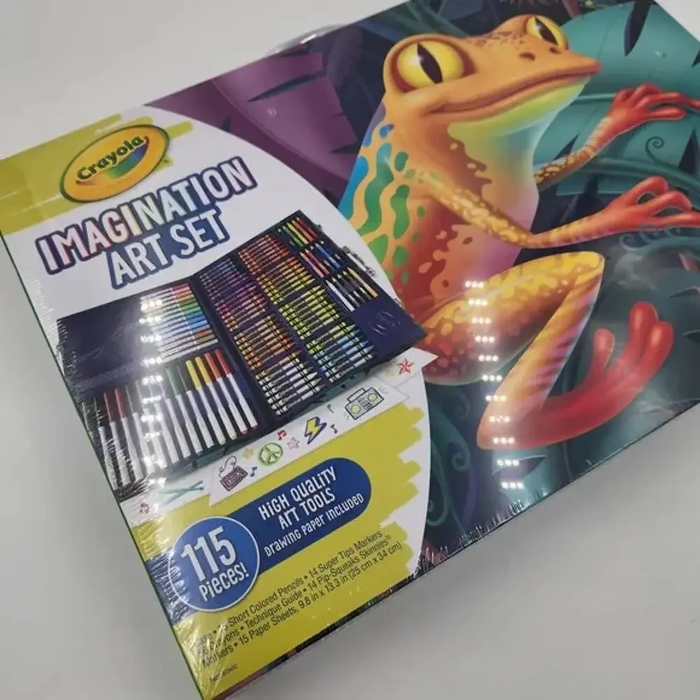 Crayola Imagination Art Coloring Set, 115 Pcs, Art & Craft Kit Drawing Coloring